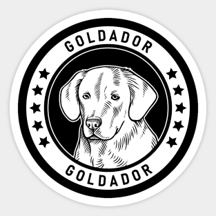 Goldador Fan Gift Sticker